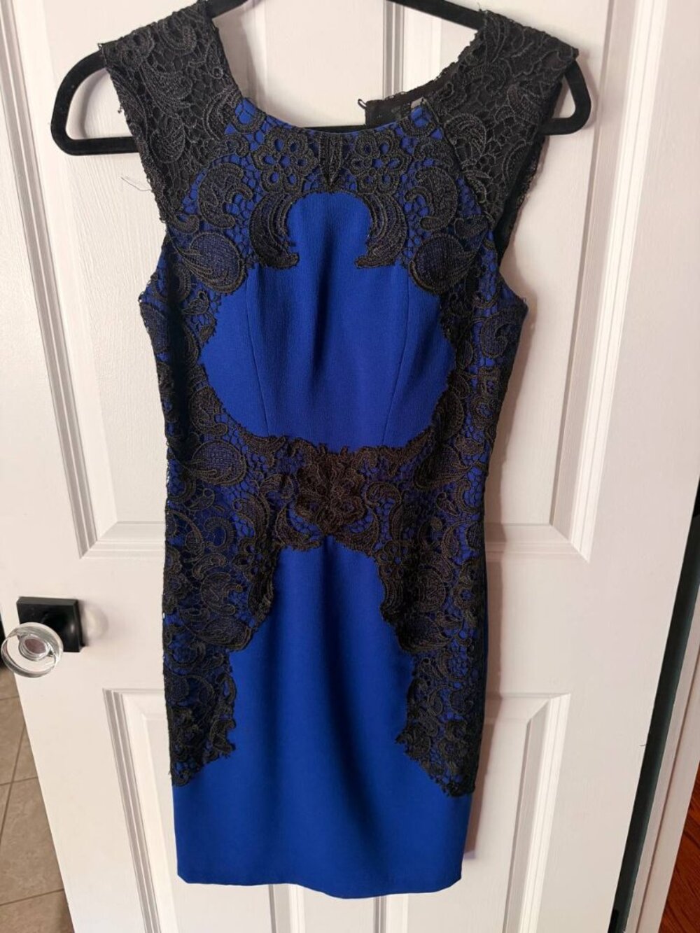 Betsy & Adam Royal Blue Dress